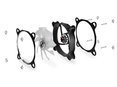 LIAN LI BORA  Fan, 3 FANS Pack - Grey Frame