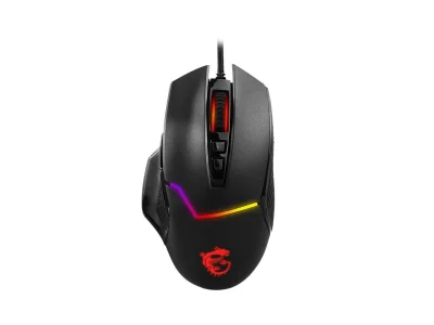 MSI CLUTCH GM20 Gaming Mouse, Wired, RGB Glare, Dragon Spirit Lamp Of Faith, Chicken Mouse, Gaming Mouse, Ergonomics, Black
