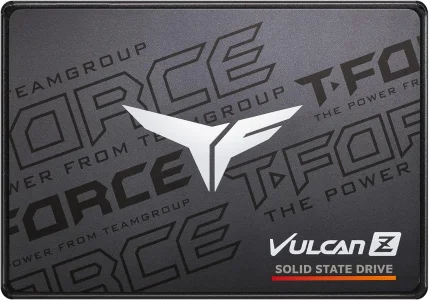 TEAMGROUP T-Force Vulcan Z 1TB SLC Cache 3D NAND TLC 2.5 Inch SATA III Internal Solid State Drive SSD (R/W Speed up to 550/500 MB/s) T253TZ001T0C101