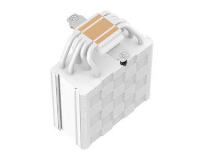 DeepCool AG500 WH ARGB Single-Tower Performance CPU Cooler, 5 Copper Heat Pipes, 120mm ARGB PWM Fan, White