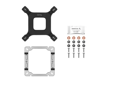 DeepCool AG500 WH ARGB Single-Tower Performance CPU Cooler, 5 Copper Heat Pipes, 120mm ARGB PWM Fan, White