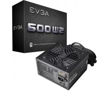 EVGA 600 W2 80+ White Power Supply 100-W2-0600-K3