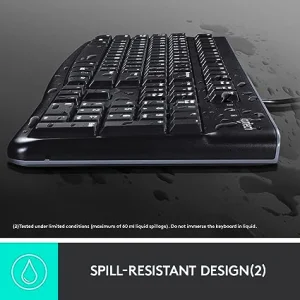 Logitech MK120 Wired Keyboard عربي انكليزي