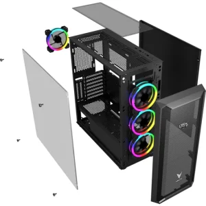 combo: CASE FSP VENTO + PSU 750W [ Gin 5 ] bronze