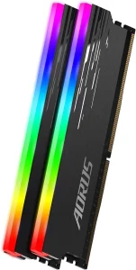 Gigabyte AORUS GP-ARS16G37 (RGB/ 16GB RAM Memory Kit (2x8GB)/ 3733MHz/ Supports AORUS Memory Boost/ RGB Fusion 2.0/ Selected Memory Ics/ 100% Sorted and Tested/ Memory
